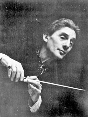 Sir John Barbirolli, Conductor of Halle Orchestra