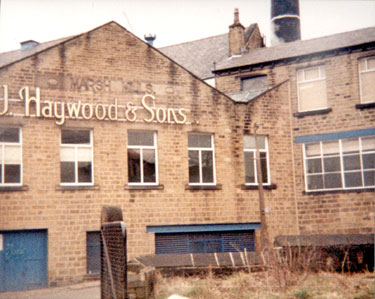 J Haywood & Sons, Marsh Mill, Reed Street, Marsh, Huddersfield