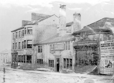 Rose and Crown Hotel, Kirkgate, Huddersfield _ August 1880