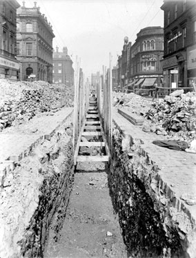 John William Street, Huddersfield - road reconstruction