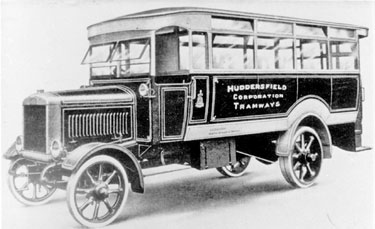 Huddersfield Corporation Tramways Motor Bus (manufactures photograph) - No 2 when new, CX 4267