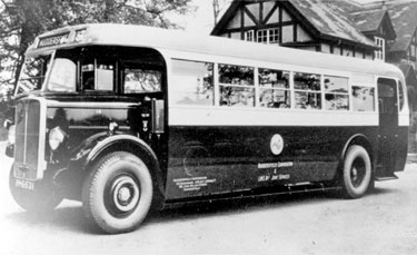 Huddersfield Corporation Bus - No 14 VH 6351 of 1934, AEC Regent when new