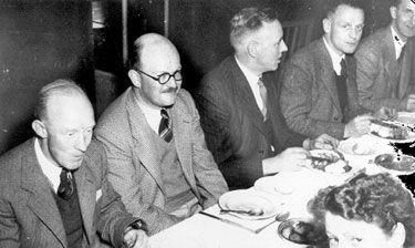 From left: Frank Whiteley, John Faulkner, Frank Pollard, Harold Denton and Fred Adamson