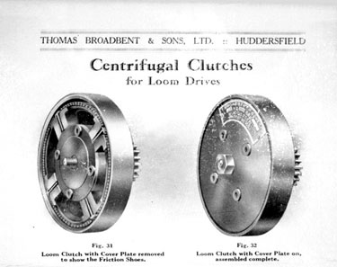 Thomas Broadbent & Sons Ltd: Centrifugal Clutches for Loom Drives