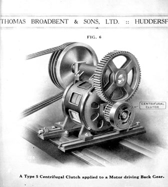Thomas Broadbent & Sons Ltd: Centrifugal Clutch, Type 5