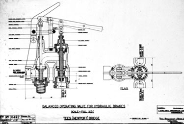Thomas Broadbent & Sons Ltd - Diagram. Balaned Operating Valve for Hydraulic Brakes