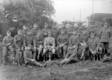 214 Battery Royal Artillery, Huddersfield Territorial Army - Catterick Camp, Battery Staff