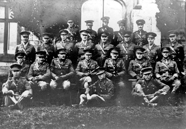 214 Battery Royal Artillery, Huddersfield Territorial Army - Redesdale Camp - Brigade Officers