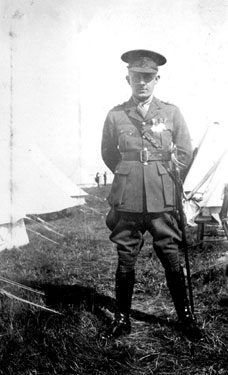214 Battery Royal Artillery, Huddersfield Territorial Army - Bridlington Camp - Lt. George V. Baxter 1924-33, Capt. 1933-38.