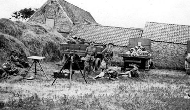 214 Battery Royal Artillery, Huddersfield Territorial Army - Bridlington Camp - the 1st Position