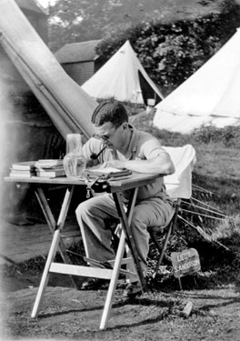 214 Battery Royal Artillery, Huddersfield Territorial Army - Sydney Anderson writing home