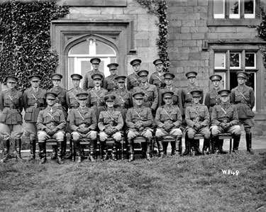 214 Battery Royal Artillery, Huddersfield Territorial Army - Redesdale - Officers, 54th Medium Bridgade R.A. (T)