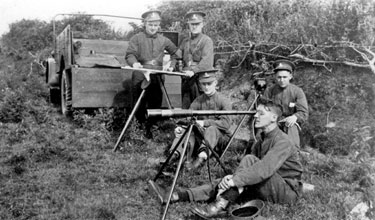 214 Battery Royal Artillery, Huddersfield Territorial Army - Penally Camp - Command Post