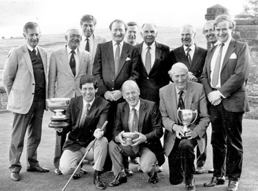 Messrs. Fillans & Sons Ltd, Jewellers, No.2 Market Walk - Winners of Annual D.J. Ewing & Co. Ltd of Edinburgh Golf Outing, a sudden death play off bet.