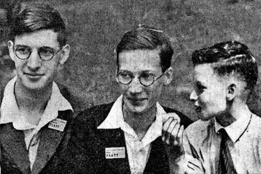 Young evacuees, children of Hoover Employees sent to USA in WWII - Refugee Children: The Platts: Kenneth (15), Basil (14), & Stuart (12). Sons of Mr & Mrs Platt of Stoke, Staffs. Their mother was a sa