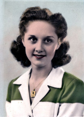Young evacuees, children of Hoover Employees sent to USA in WWII: Jaqueline Gibson - Graduation picture