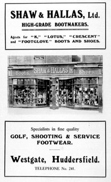 Shaw & Hallas Shoes, Westgate, Huddersfield
