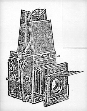 Drawing of box camera