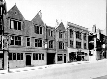 The Royal Swan Public House, Bentley & Shaw (shop), and Field's Cafe, Westgate