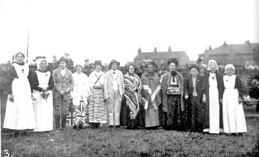 Pageant at Recreation ground, Old Popplewell Lane, Scholes, Cleckheaton