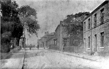 Webster Lane, Scholes, Cleckheaton - the house on the right with bay window, The Elms was built by Sam Pearson, founder of multi-million pound business enterprise