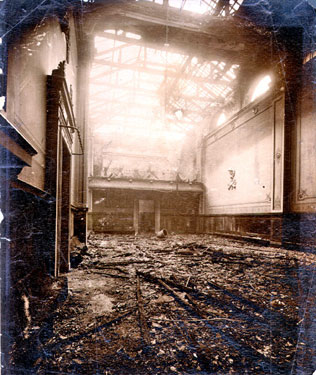 Interior of the Theatre Royal, Huddersfield - after the fire of 1880