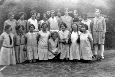 Wheelwright Grammar School Photo Album: 1920s/30s - group photograph of Sixth Form students, Wheelwright Grammar School