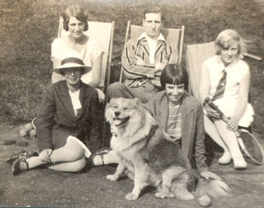 Savile Town Tennis Club, from Wheelwright Grammar School Photo Album: 1920s/30s