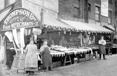 Thompson Bros. Fish Merchants Market Stall, Crackenedge Lane, Dewsbury