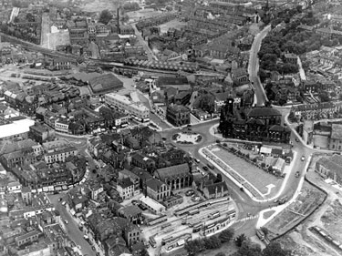 Aerial view of Dewsbury - from Yorkshire Post