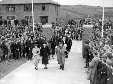 Carlingshow Senior Girls' School - official opening by H.R.H. the Princess Royal