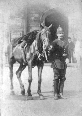 P.C. W. Lawbert? and horse