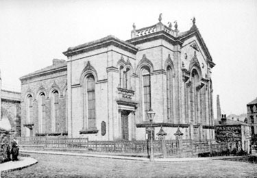Trinity Congregational Chapel,Wellington Road, later the Rex Cinema - taken from 