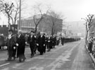 Borough of Batley 1868-1968 Centenary Album - Parade of Civic Dignitaries - Upper Commercial Street