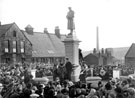Photograph Album - ceremony celebrating the opening of the Batley War Memorial: 