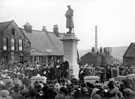 Photograph Album - ceremony celebrating the opening of the Batley War Memorial: 