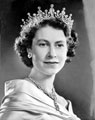 H.M. Queen Elizabeth the Second - portrait study by Karsh of Ottawa; Camera Press Ltd, London