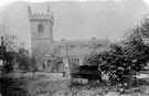 Batley Parish Church - the tomb within the fore-ground of the photograph is thought to be that of a former Parish school master