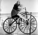 Penny Farthing bicycle - Mrs J.M. Hodge, Librarian, Batley Library
