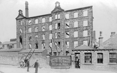 Britannia Mills, Batley - The Extract Wool & Merino Co. Ltd., GEO. HIRST & SON, Branch.