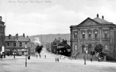 Market Place and Zion Chapel, Batley