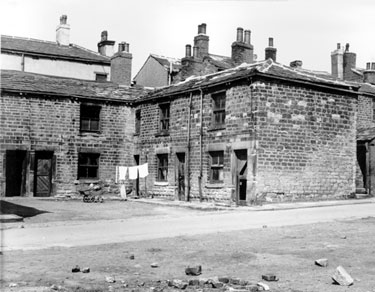 BOROUGH OF BATLEY, PROVIDENCE STREET (FIRST STAGE SSIs COPY) - Front view showing 18 to 42 New Street. You can also see the upper portions of the rear properties of East Street, within the background