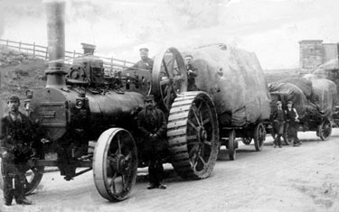 Jumbo, the road engine, which ran between G. & J. Stubley's Mills in Wakefield and Batley