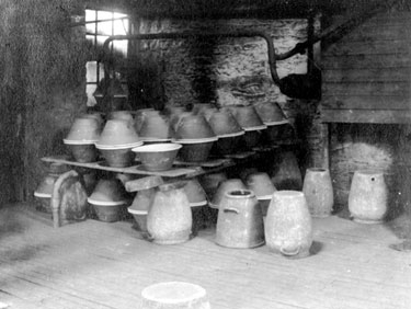 Lindley Moor Potteries, Salendine Nook - drying room