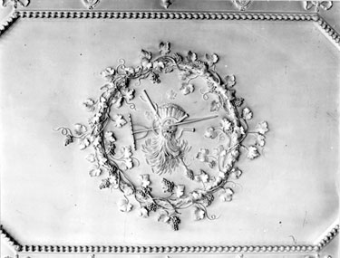 Plaster ceiling - Archaeology Room, Tolson Memorial Museum