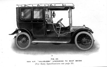 David Brown Valveless Car Cataloge - 19'9 H.P. 