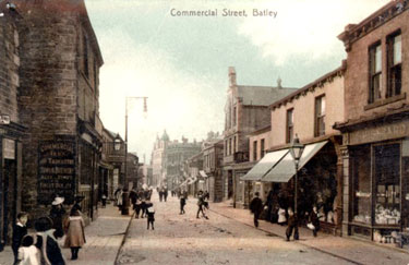 Postcard - Commercial Street, Batley.