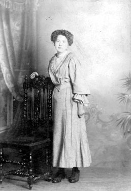 Portrait of a woman - Aunt Eva Sharp