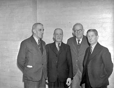 Jennings Welch, group of four men 	