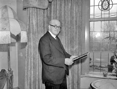 Mr H Vickeman of Edgerton, Office Assistant to Managing Director of Jarmain and Son Ltd 	